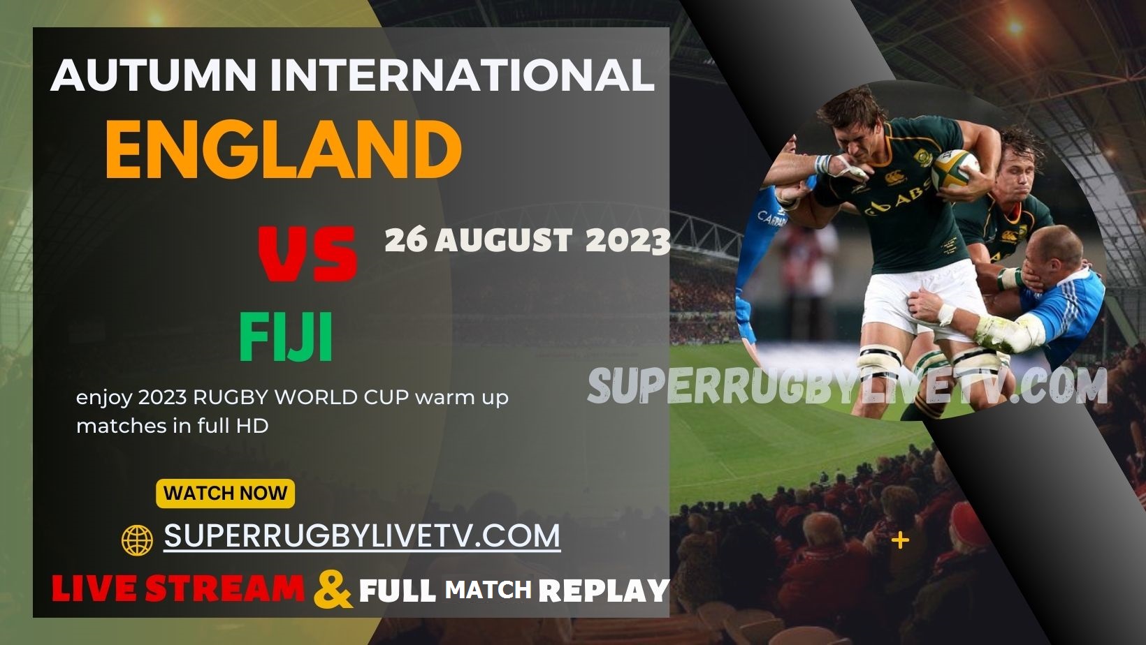 England vs Fiji Autumn International Rugby Live Stream 2023 Full Replay