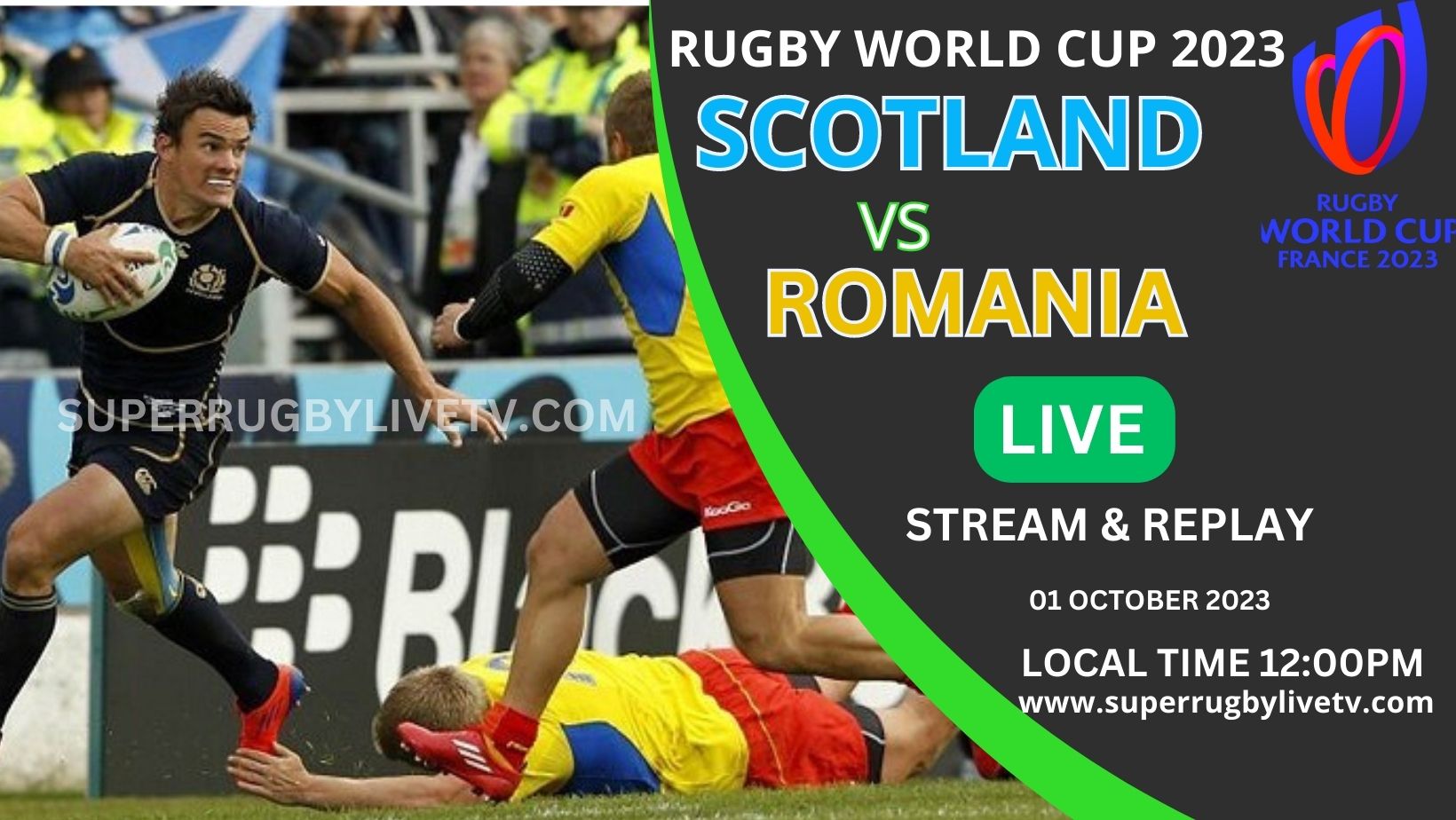 Scotland vs Romania Rugby World Cup 2023 Live Stream - Match Replay