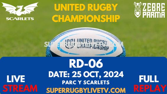 Scarlets Vs Zebre Parma Rd 6 URC Live Stream 2024 - Full Replay