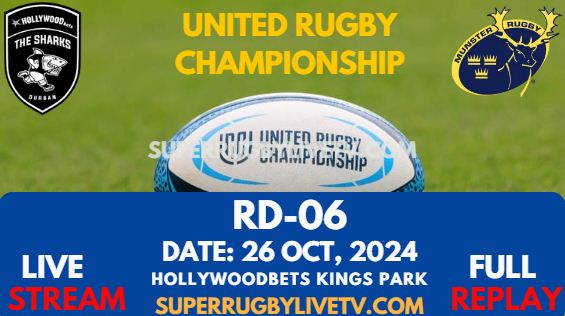 Sharks Vs Munster Rd 6 URC Live Stream 2024 - Full Replay