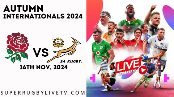 England Vs South Africa Live Stream & Replay 2024: Autumn International Rugby